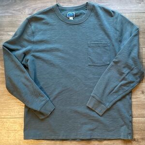 J. Crew Green Crewneck Pullover